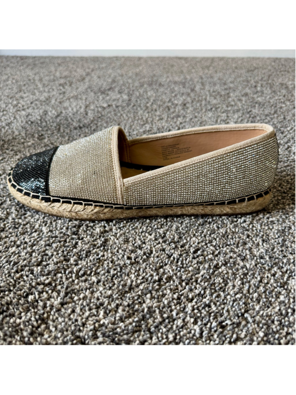 INC INTERNATIONAL CONCEPTS CORVINA RHINESTONES BLING ESPADRILLES SIZE 11 - Picture 8 of 14